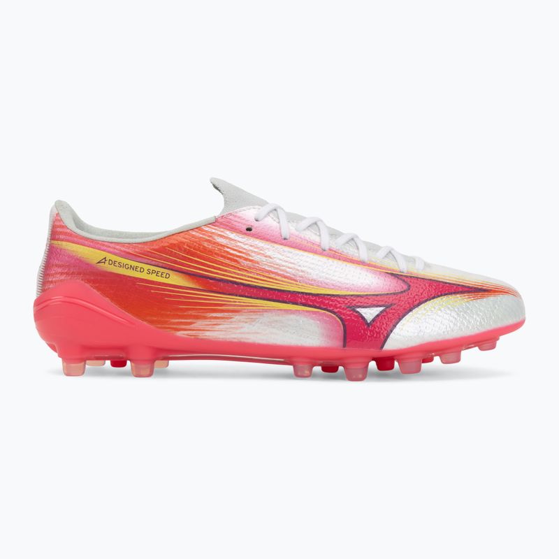 Scarpe da calcio Mizuno Alfa III Elite AG white/fuchsia purple 2