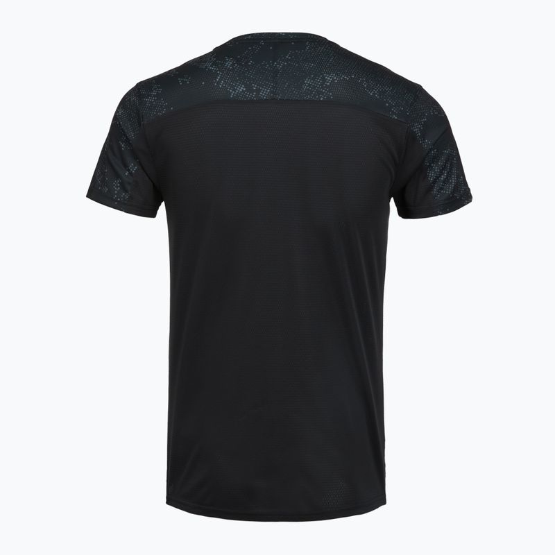 Maglia da running uomo Mizuno Active DryAeroFlow Graphic black/gray 2