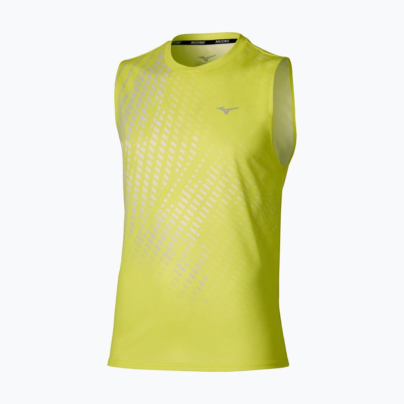 Maglia running da uomo Mizuno Core Graphic Sleeveless lightning yellow 2