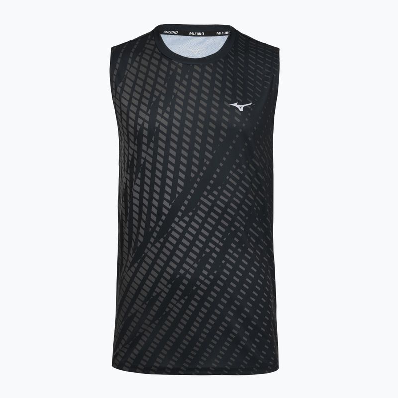 Maglia running uomo Mizuno Core Graphic Sleeveless black/gray