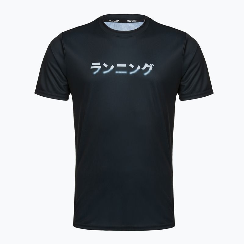 Maglia da running uomo Mizuno Core Graphic Tee black