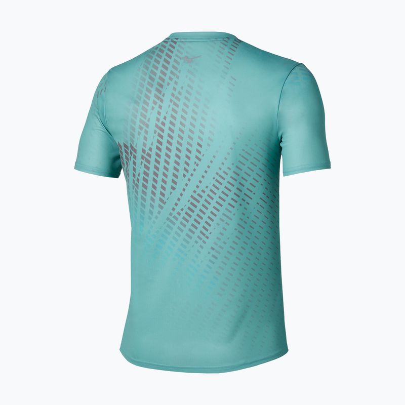 Maglia running uomo Mizuno Core Graphic Tee aquifer 3