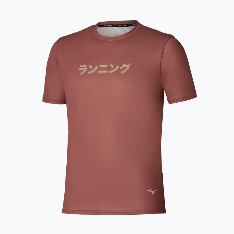 T-shirt running uomo Mizuno Core Graphic TeeT-shirt running uomo Mizuno Core Graphic Tee copper brown 2