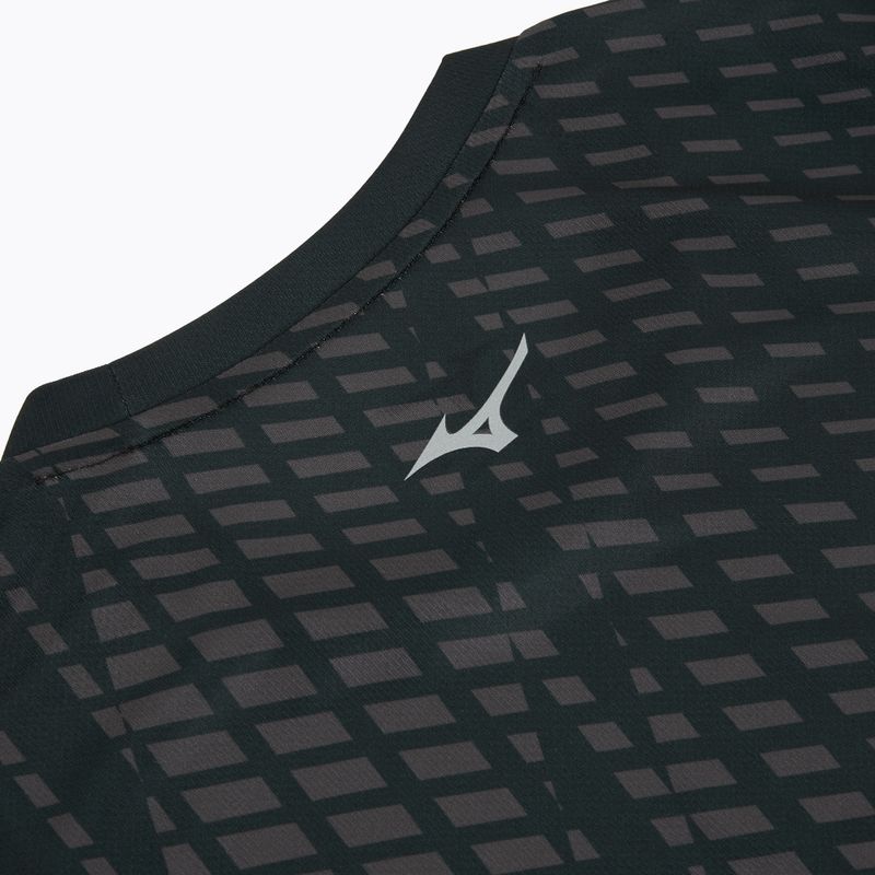 Maglia running uomo Mizuno Core Graphic Tee black/gray 4