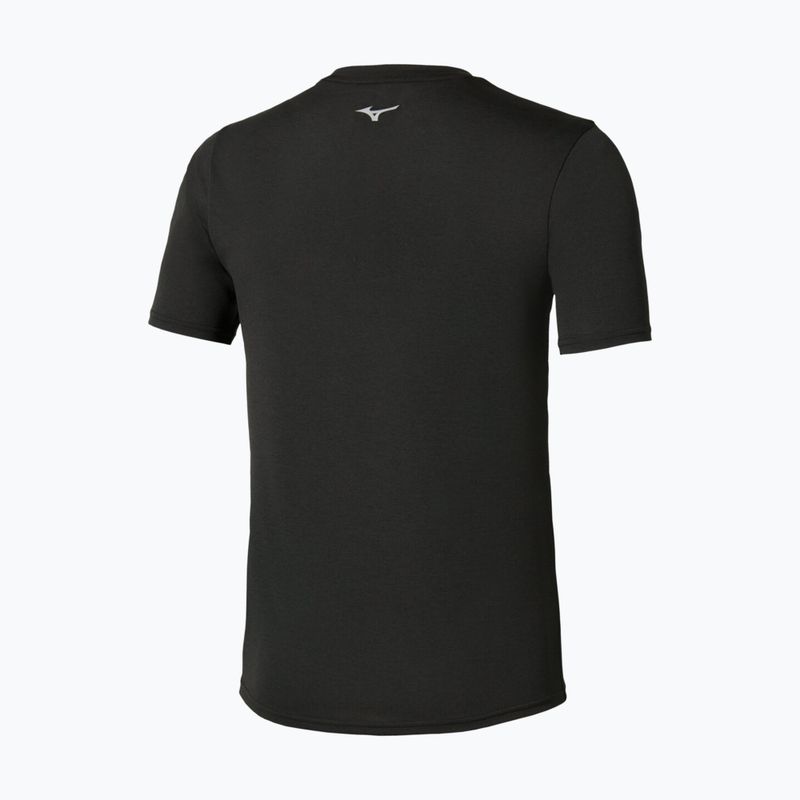 Maglia da corsa da uomo Mizuno Core Run Short Sleeve Tee black 2