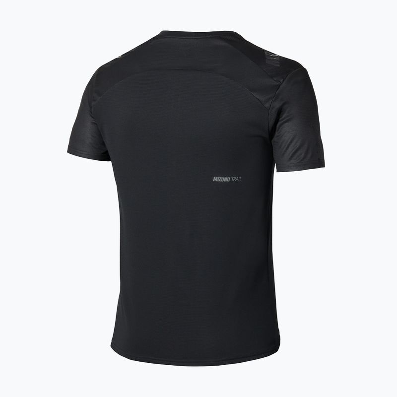 Maglia da running uomo Mizuno Trail Graphic Tee black 2