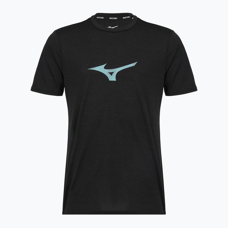 T-shirt running uomo Mizuno Core Runbird Tee black