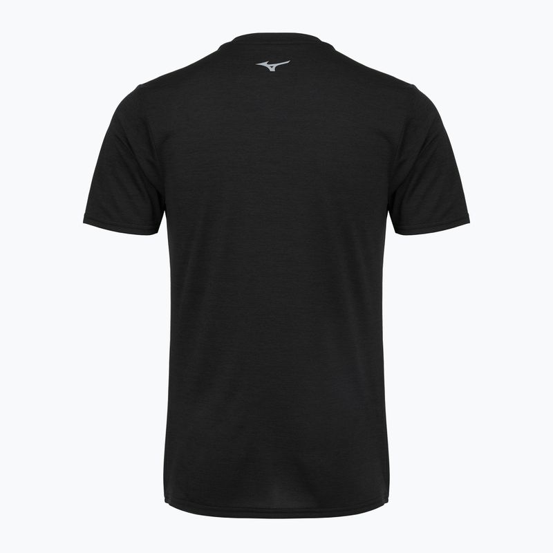 T-shirt running uomo Mizuno Core Runbird Tee black 2