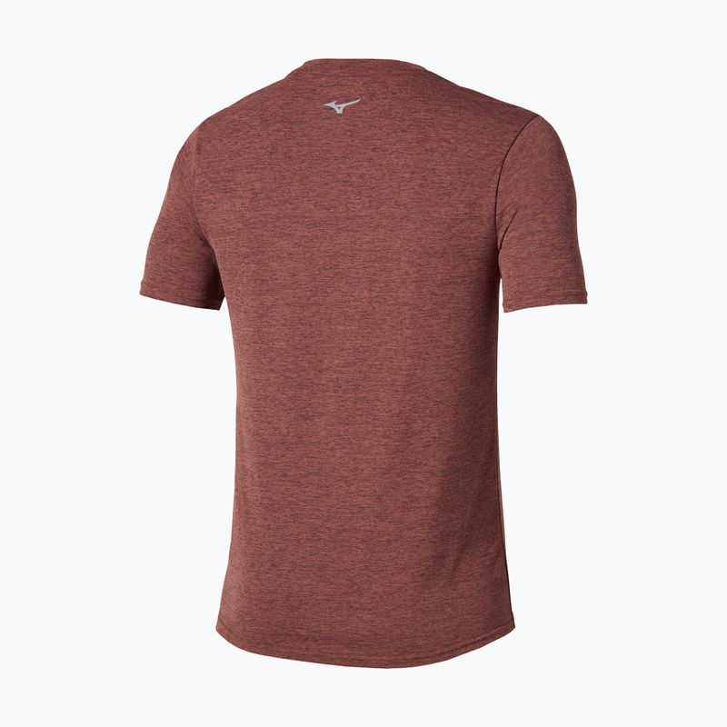 Maglia da running uomo Mizuno Core Runbird Tee copper brown 2