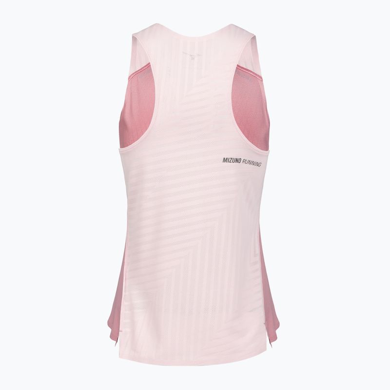 Maglia da running da donna Mizuno Tech Light Singlet rose elegance 2
