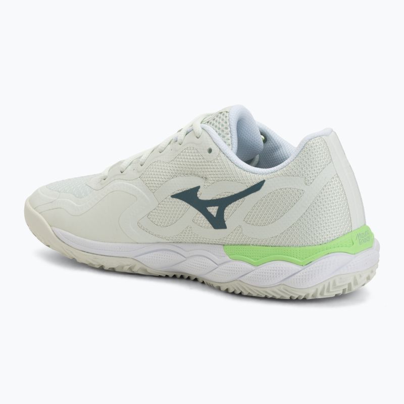 Scarpe da padel da donna Mizuno Wave Enforce Court Padel phantom green/white/glowing ap 3