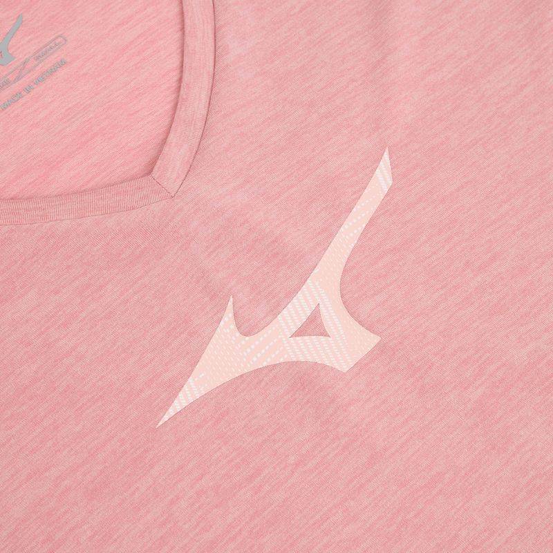 Maglia da running donna Mizuno Core Runbird Tee rose elegance 3