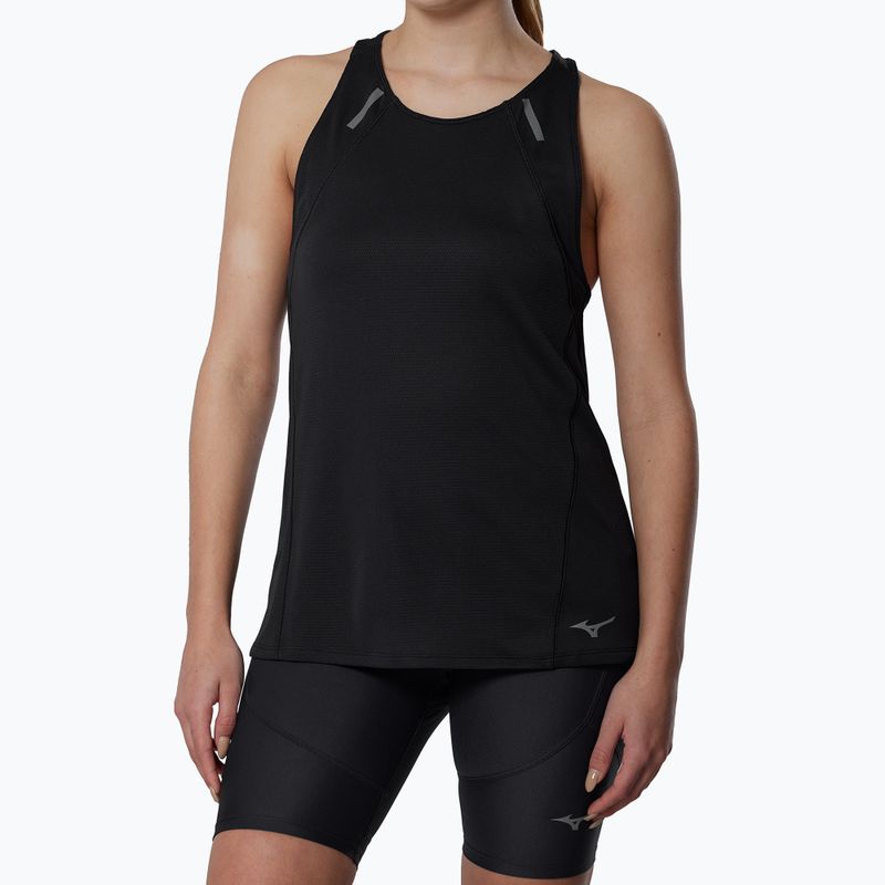 Canotta da running donna Mizuno Active DryAeroFlow Tank Top black 2