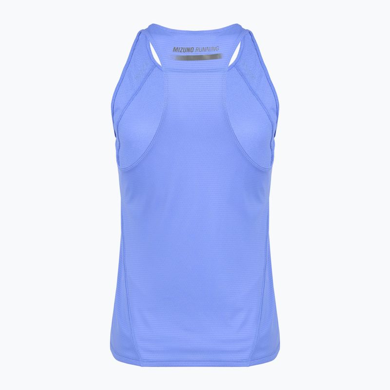 Canotta da running donna Mizuno Active DryAeroFlow Tank Top ultramarine 2