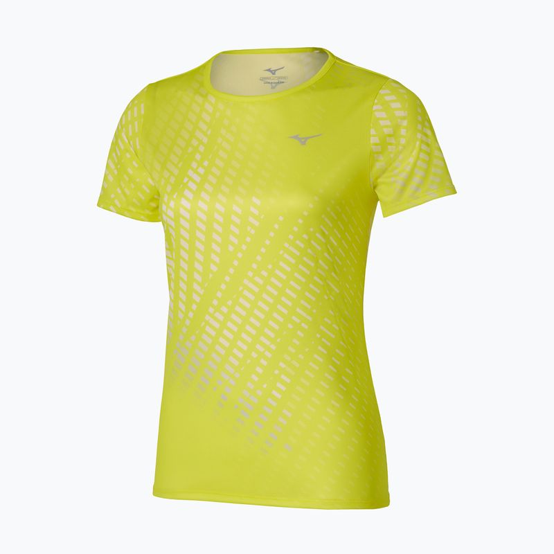 Maglia running donna Mizuno Core Graphic Tee lightning yellow 2