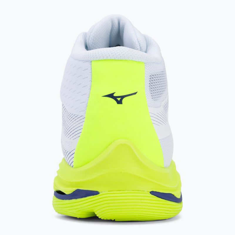 Scarpe da volley Mizuno Wave Lightning Pro Mid White/Lightning Yellow/Dazzling Blue 6
