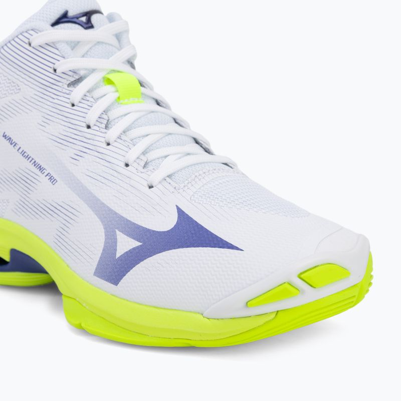 Scarpe da volley Mizuno Wave Lightning Pro Mid White/Lightning Yellow/Dazzling Blue 7