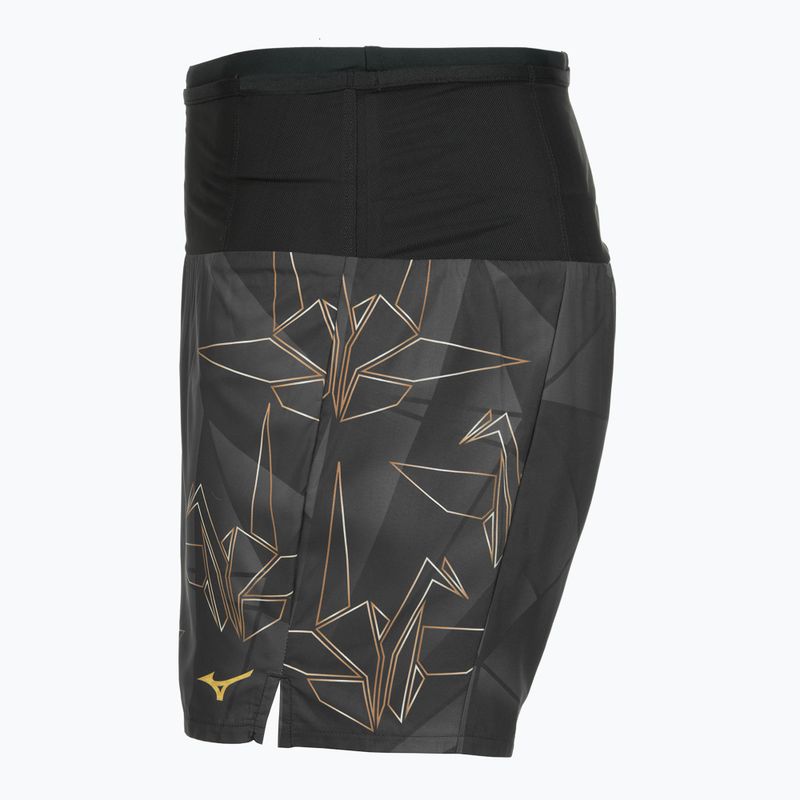 Pantaloncini da corsa uomo Mizuno Active Graphic Multi Pocket tan 3