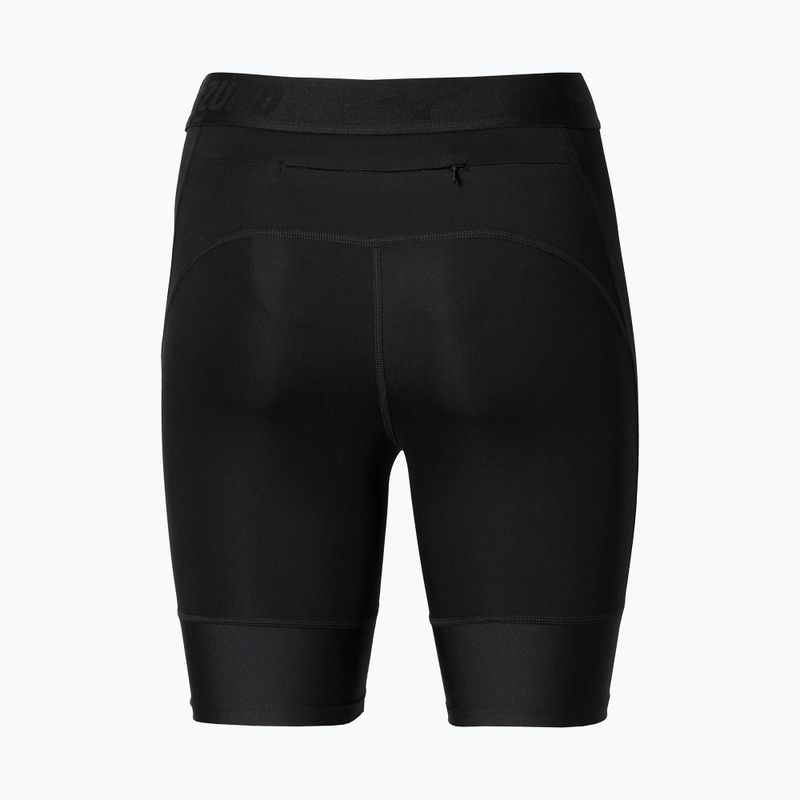 Pantaloncini running donna Mizuno Core Impulse Mid black 3