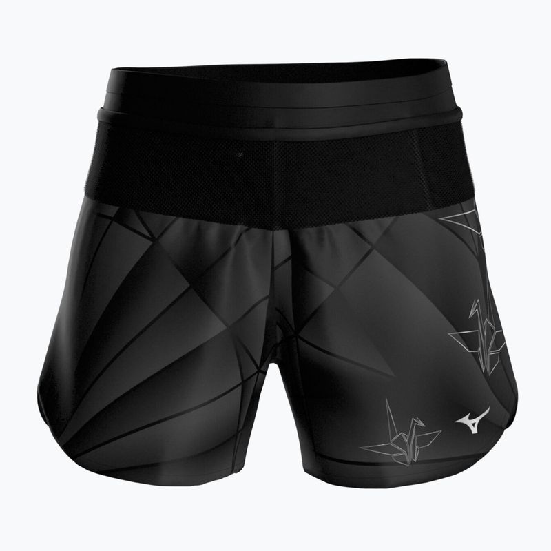 Pantaloncini da corsa da donna Mizuno Active Graphic Multi Pocket 4 taniori