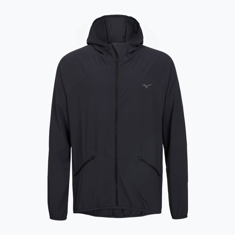 Giacca running uomo Mizuno Active Alpha Hooded black 2
