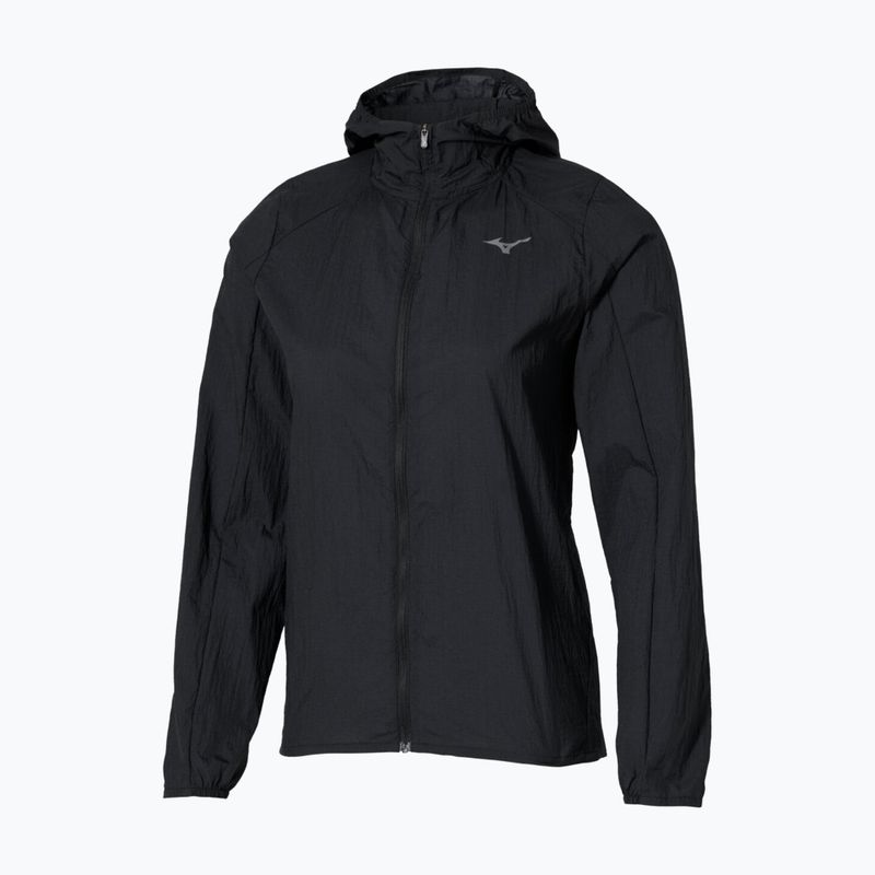 Giacca da running da donna Mizuno Tech Light Hooded Jacket black 3