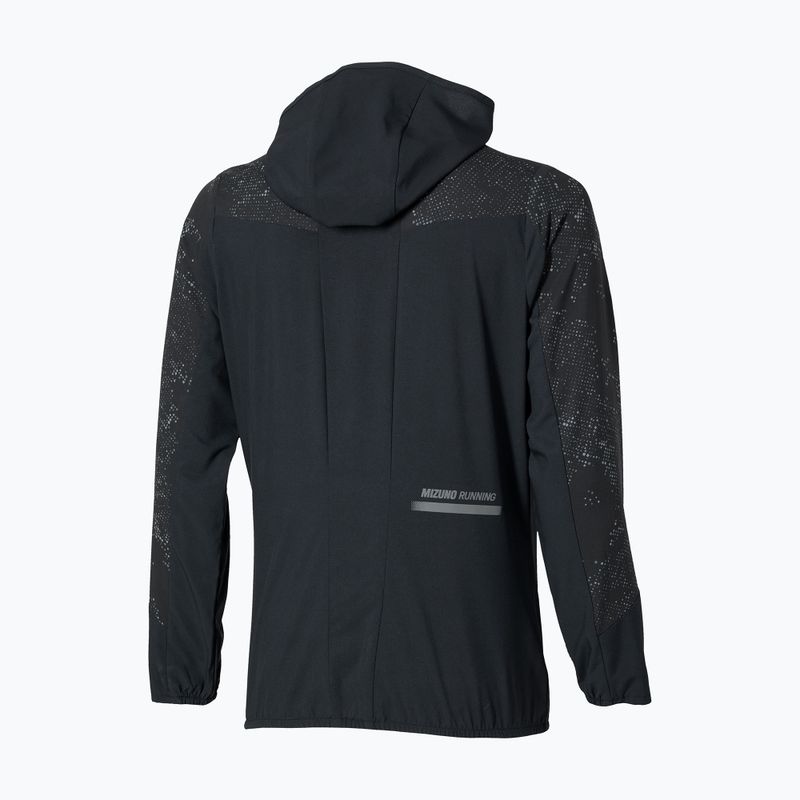 Giacca da running da donna Mizuno Active Alpha Hooded black 3