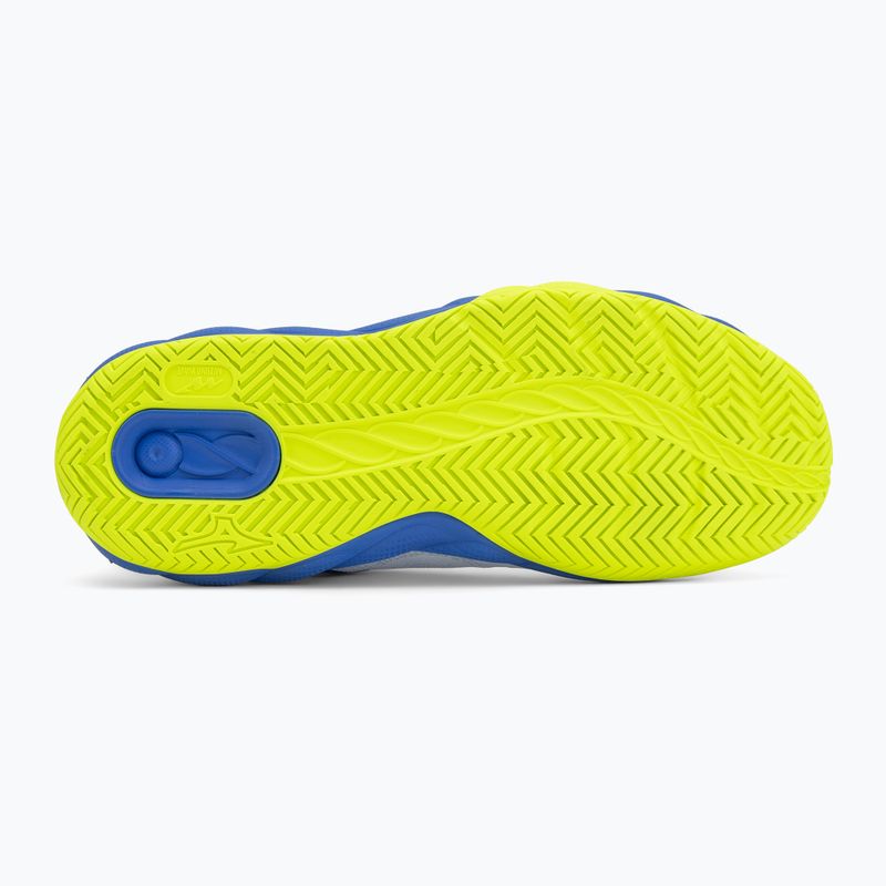 Scarpe da tennis da uomo Mizuno Wave Enforce Court AC white/dazzling blue/lightning 4