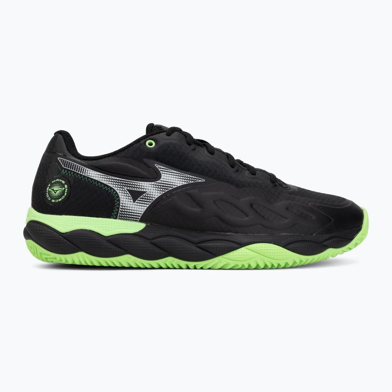 Scarpe da padel Mizuno Wave Enforce Court Padel black/foliage green/glowing ap 2