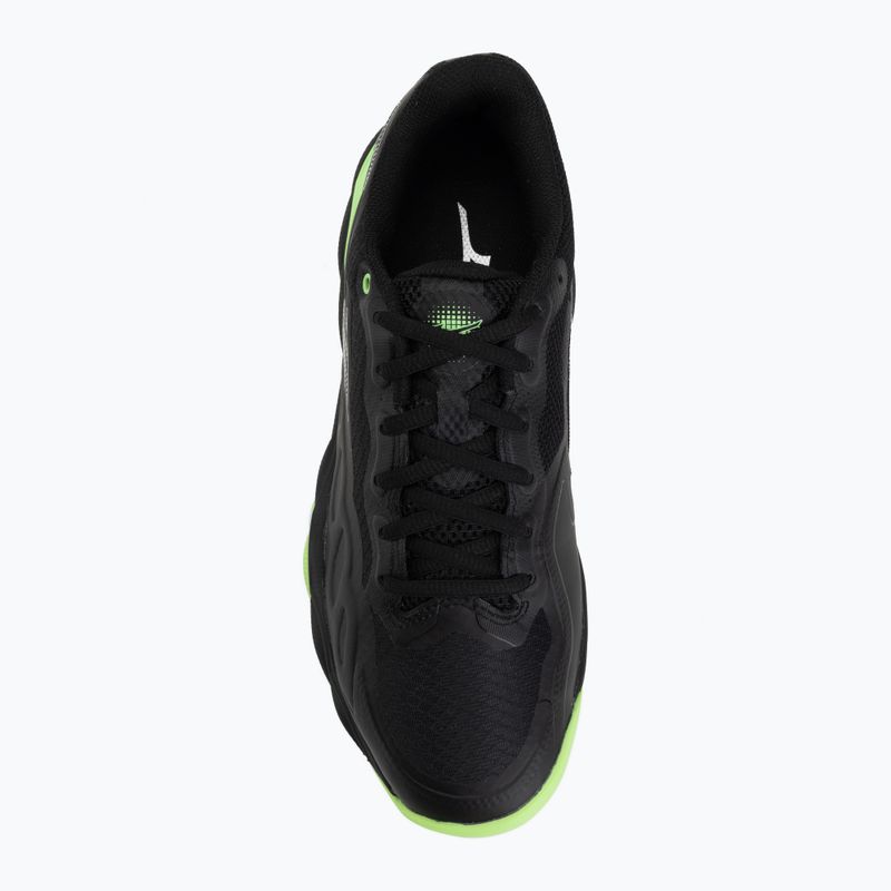 Scarpe da padel Mizuno Wave Enforce Court Padel black/foliage green/glowing ap 5