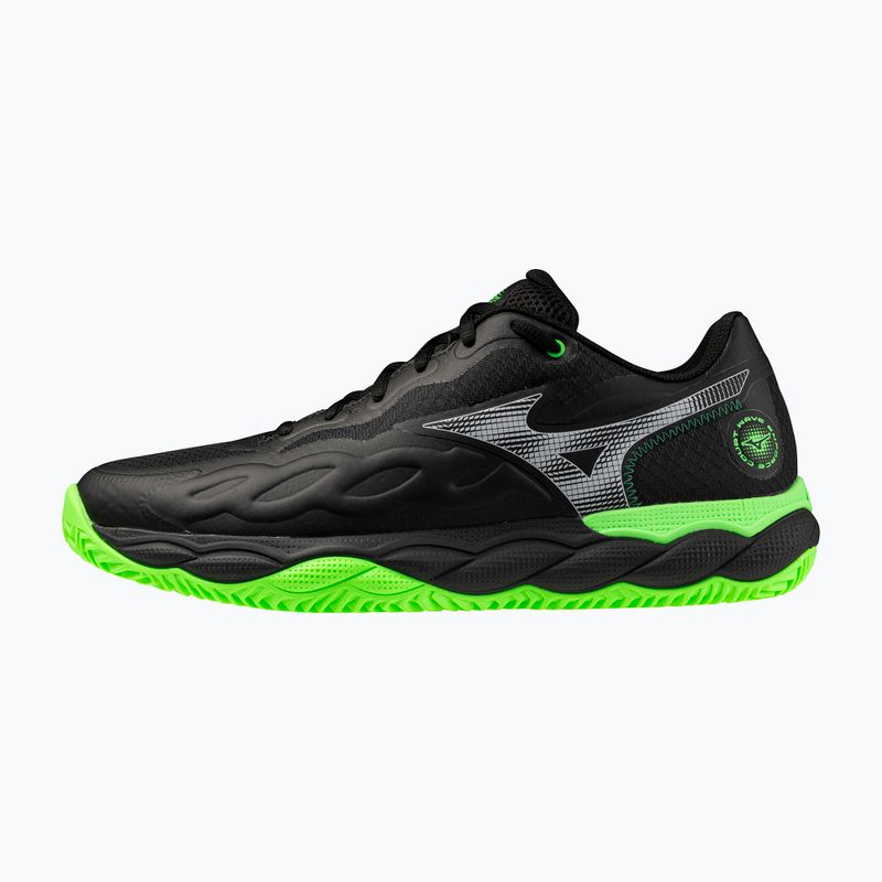 Scarpe da padel Mizuno Wave Enforce Court Padel black/foliage green/glowing ap 2