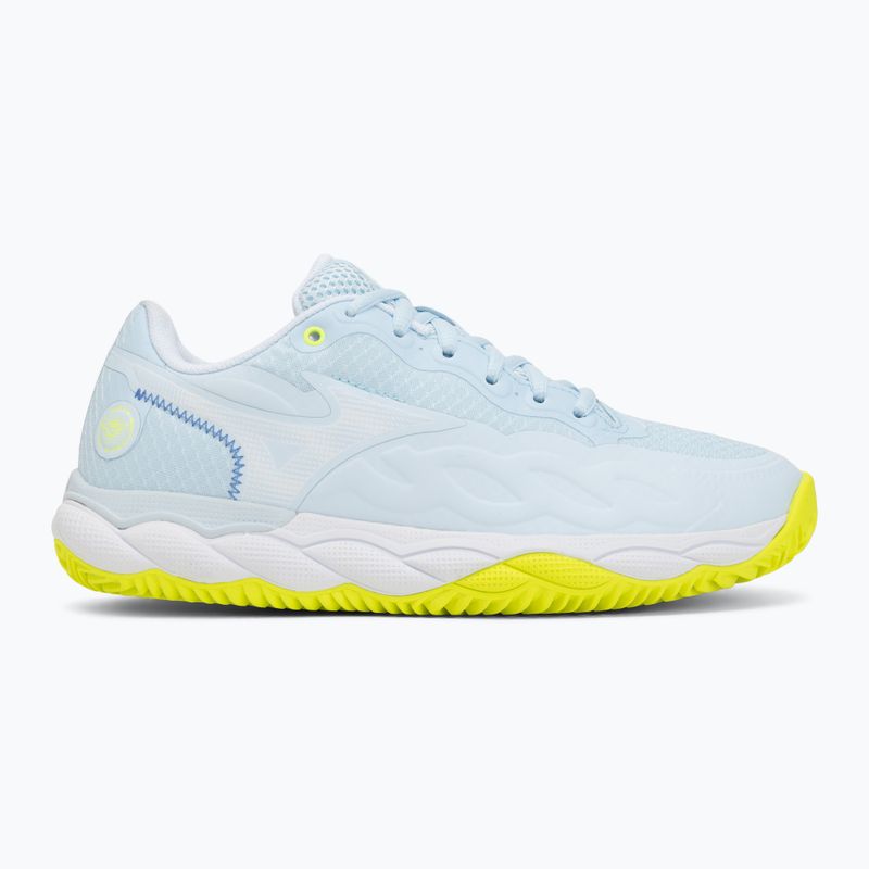 Scarpe da tennis da donna Mizuno Wave Enforce Court CC W ice water/lightning yellow/ancient 2