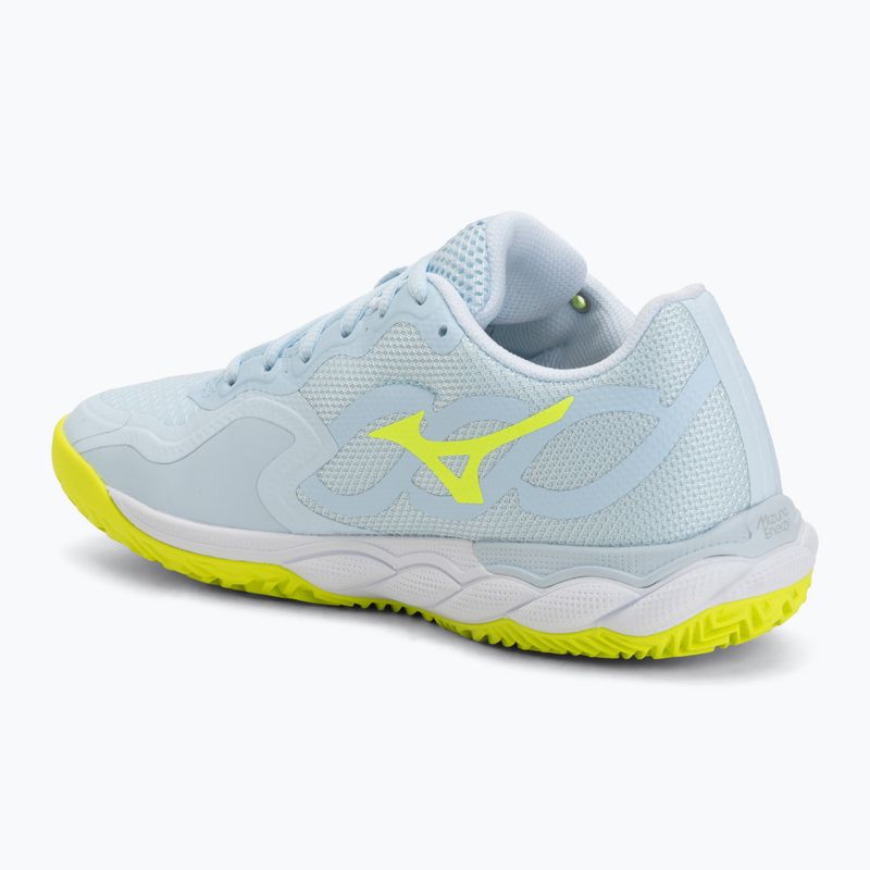 Scarpe da tennis da donna Mizuno Wave Enforce Court CC W ice water/lightning yellow/ancient 3