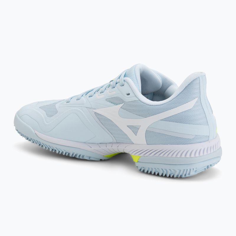 Scarpe da tennis da donna Mizuno Wave Exceed Court CC W ice water/lightning yellow/anc 3
