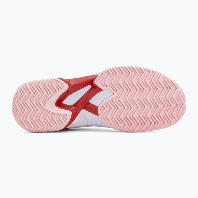 Scarpe da tennis da donna Mizuno Wave Exceed Court CC W white/pinkesque/barbados cherr 4