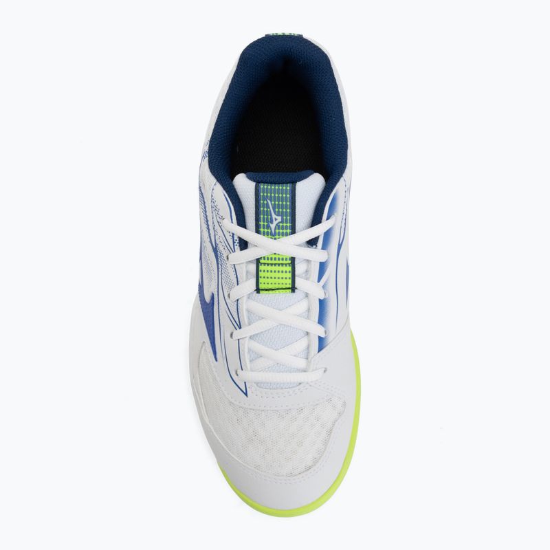 Scarpe da tennis da uomo Mizuno Break Shot 5 CC white/dazzling blue/lightning 5