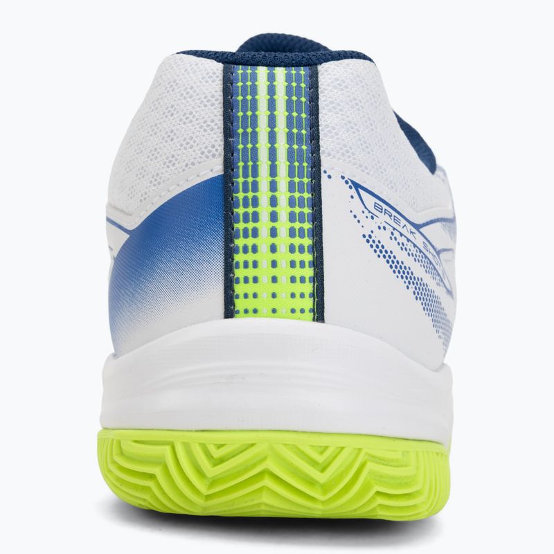Scarpe da tennis da uomo Mizuno Break Shot 5 CC white/dazzling blue/lightning 6