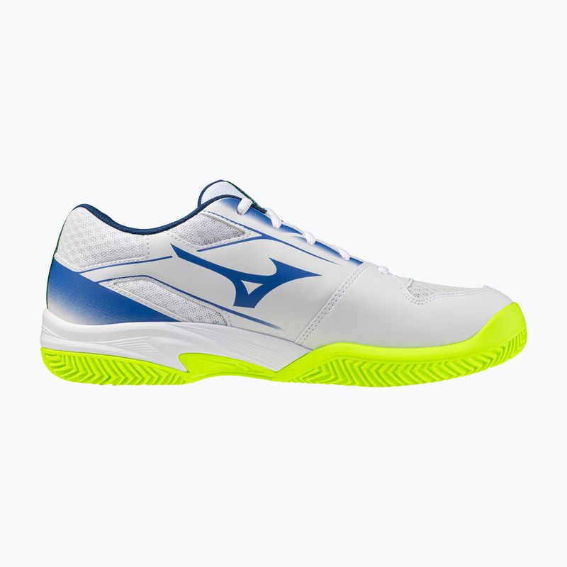 Scarpe da tennis da uomo Mizuno Break Shot 5 CC white/dazzling blue/lightning 2