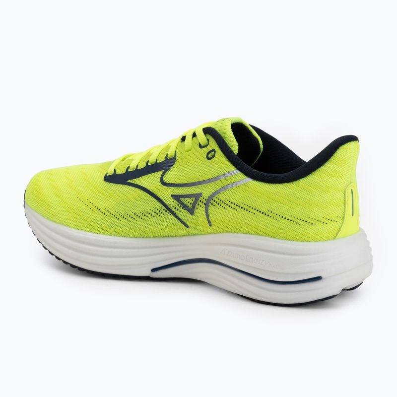 Scarpe da running uomo Mizuno Wave Rider 29 lightning yellow/estate blue 3