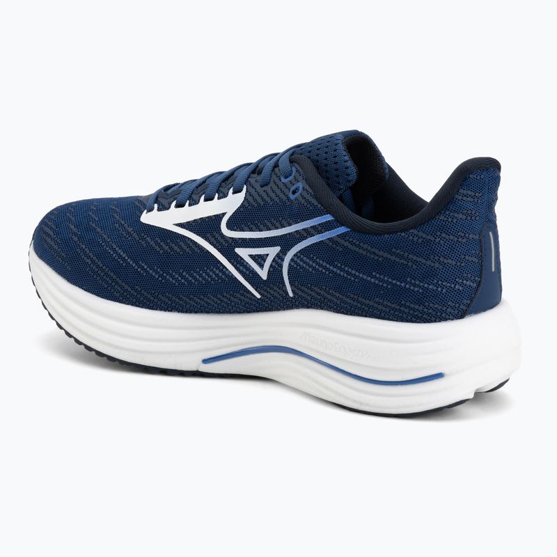 Scarpe da running uomo Mizuno Wave Rider 29 estate blue/white/lightning yellow 3