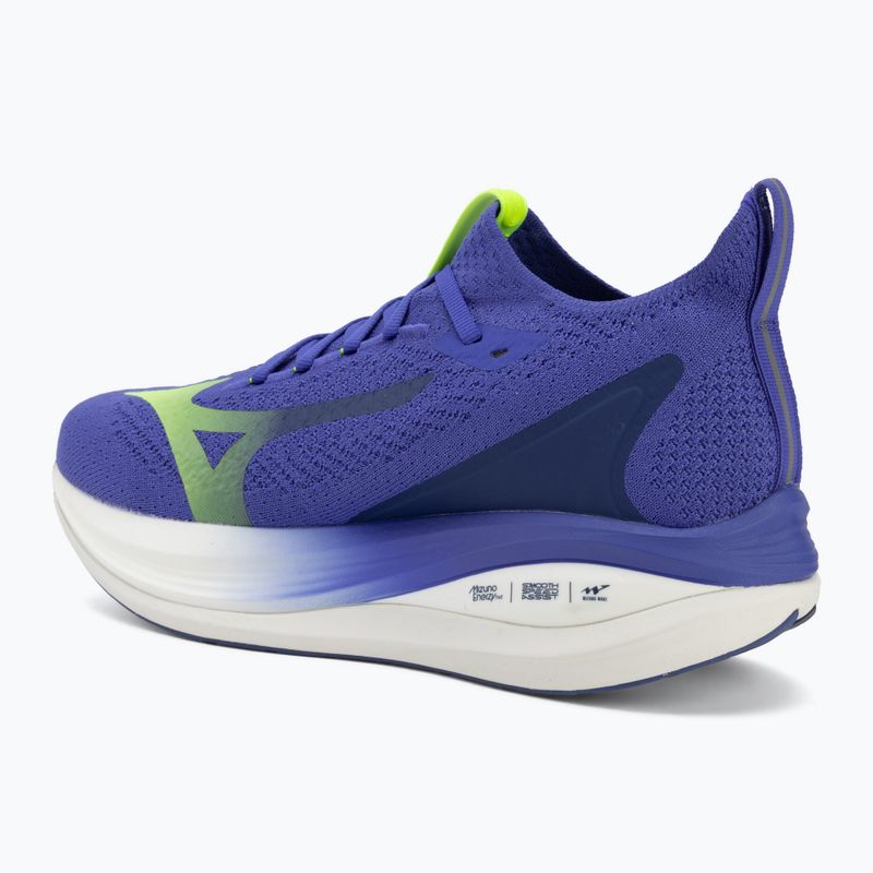 Scarpe da running uomo Mizuno Neo Vista 2 dazzling blue/white/lightning yellow 3
