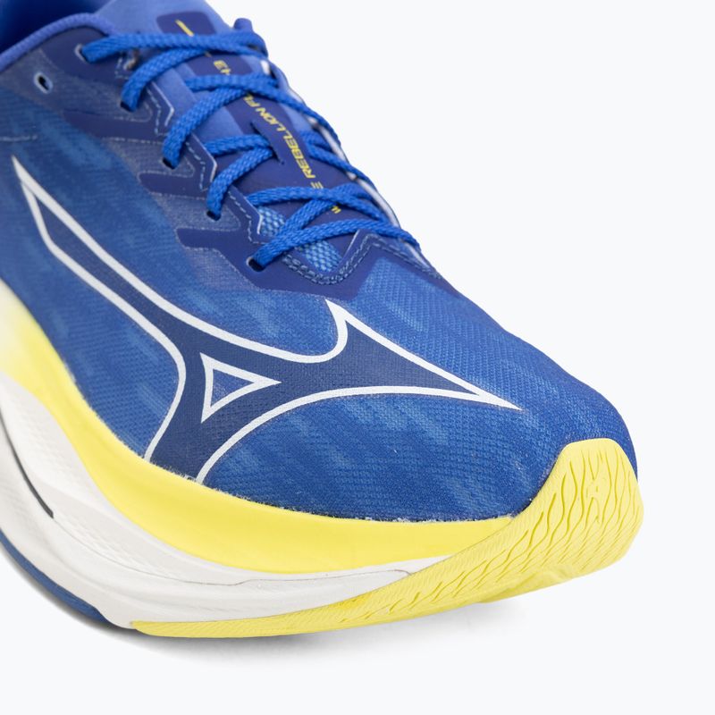 Scarpe da running uomo Mizuno Wave Rebellion Flash 3 dazzling blue/surf the web/fortune yellow 7