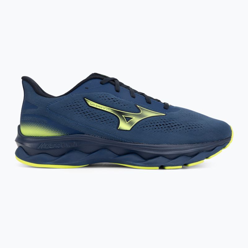 Scarpe da running uomo Mizuno Wave Serene 2 GTX estate blue/lightning yellow 2