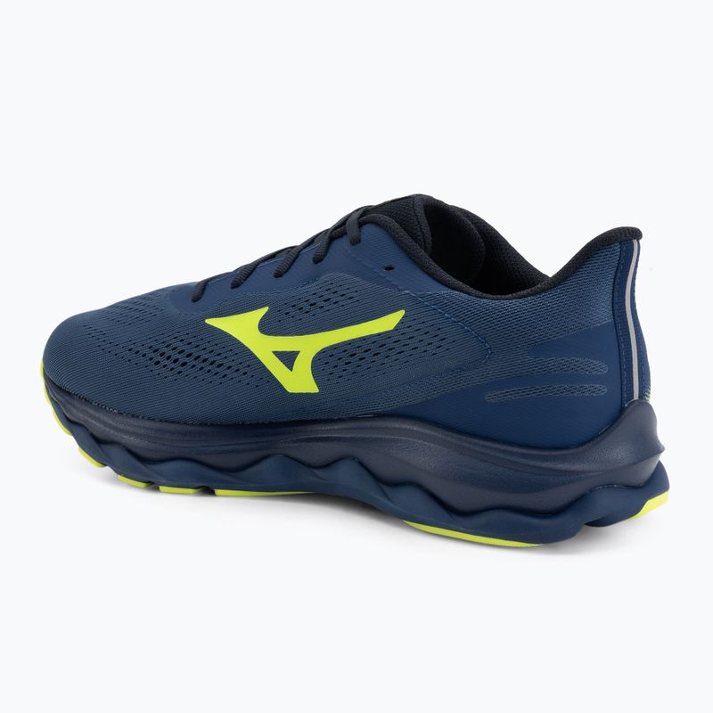 Scarpe da running uomo Mizuno Wave Serene 2 GTX estate blue/lightning yellow 3