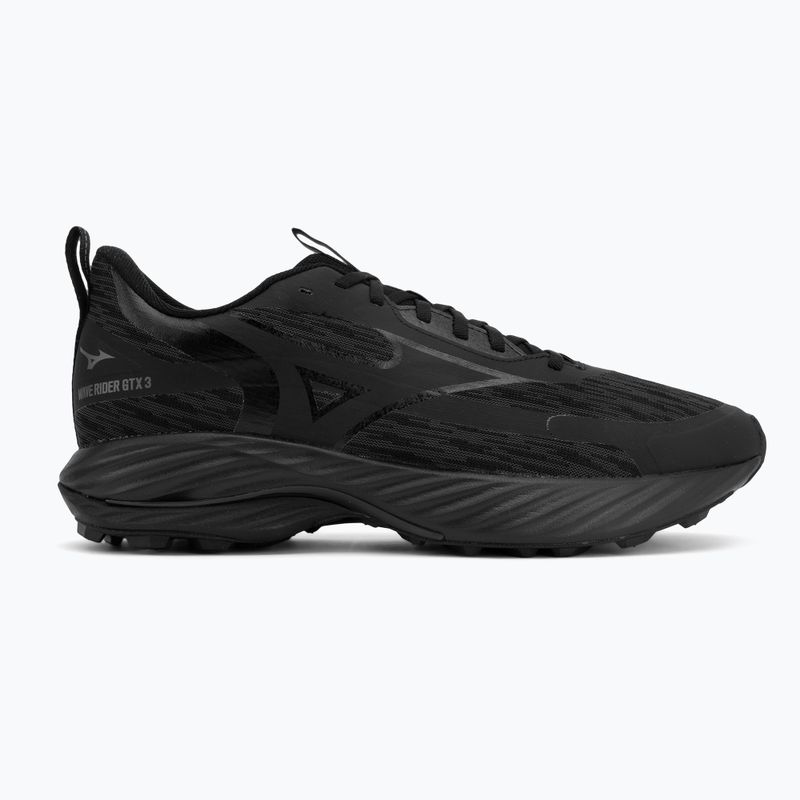 Scarpe da running uomo Mizuno Wave Rider GTX 3 black/black/black sand 2