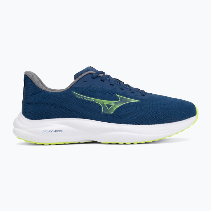 Scarpe da running uomo Mizuno Revolt 4 estate blue/lightning yellow 2