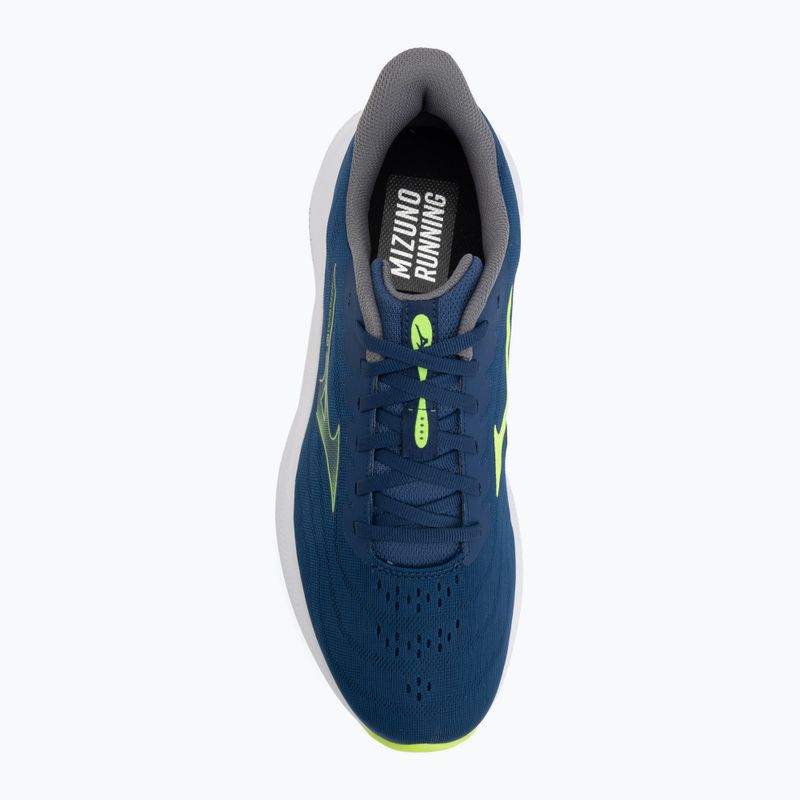 Scarpe da running uomo Mizuno Revolt 4 estate blue/lightning yellow 5