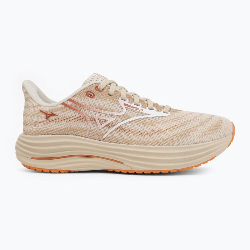 Scarpe da running donna Mizuno Wave Rider 29 summer sand/white/autumn sunset 2