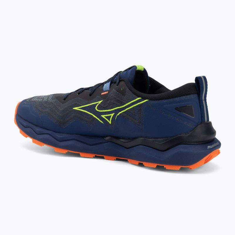 Scarpe da running uomo Mizuno Wave Daichi 9 estate blue/lightning yellow 3