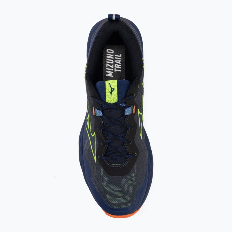 Scarpe da running uomo Mizuno Wave Daichi 9 estate blue/lightning yellow 5